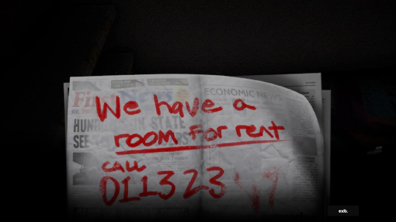 Text: We have a room for rent