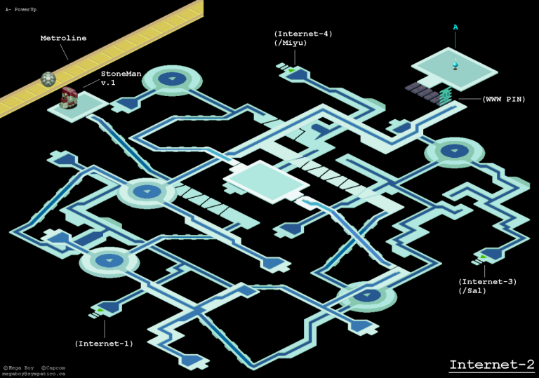 Mega Man Battle Network 1 All Maps - SteamAH